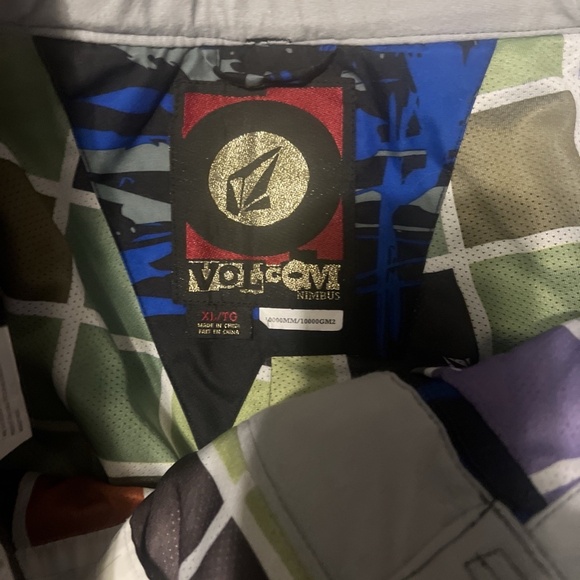 Volcom Nimbus Pants Xl Men’s Awesome Rare Design Snowboard Ski - Picture 5 of 5